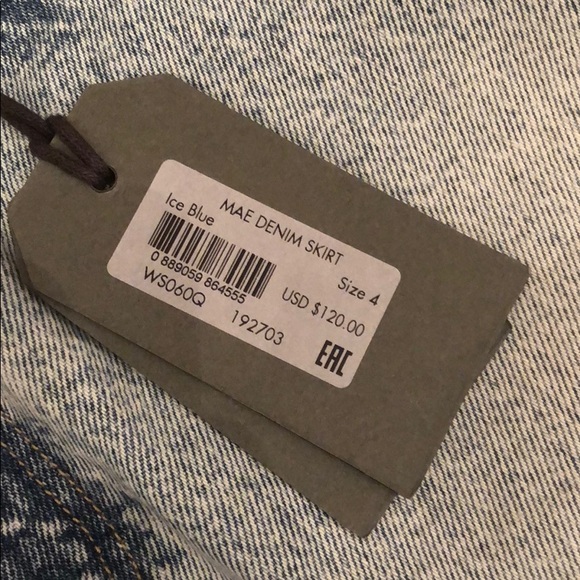 AllSaints Mae Denim Skirt - Picture 2 of 4